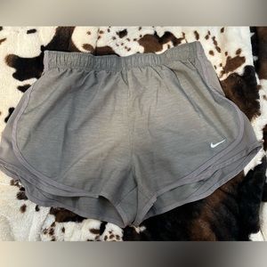Nike grey quick dry shorts.